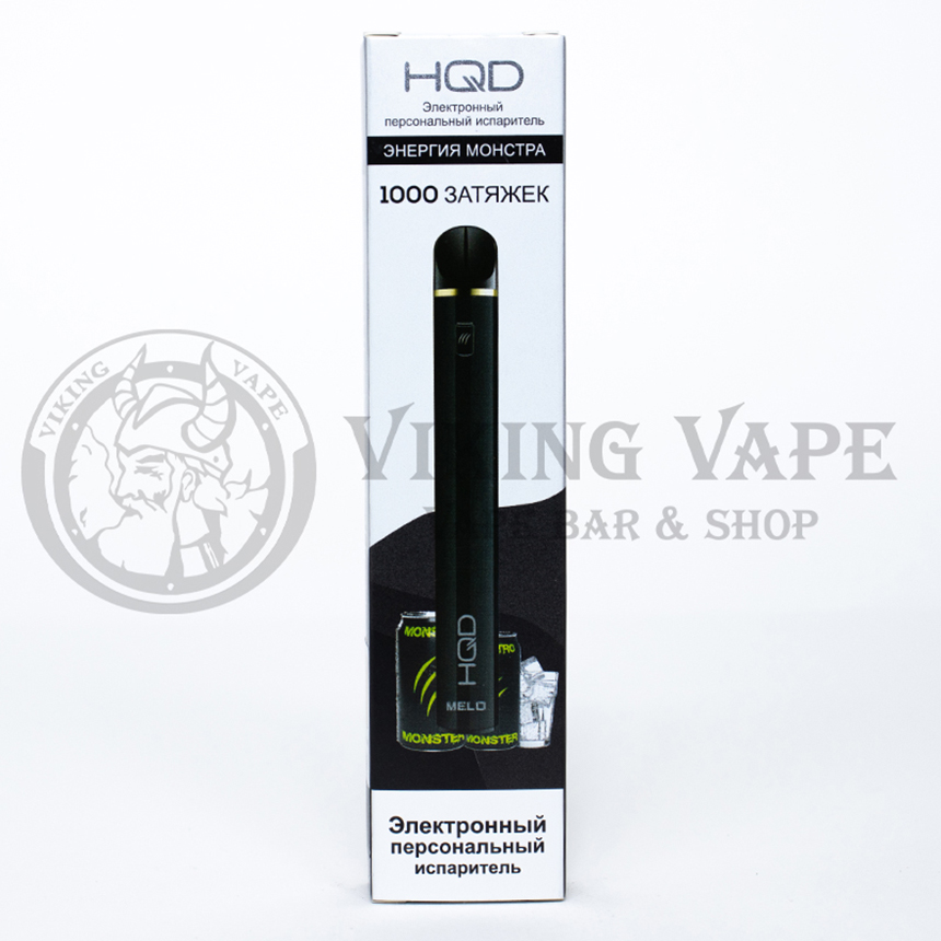 Одноразовая электронная сигарета HQD MELO 1000 затяжек Monster Energy