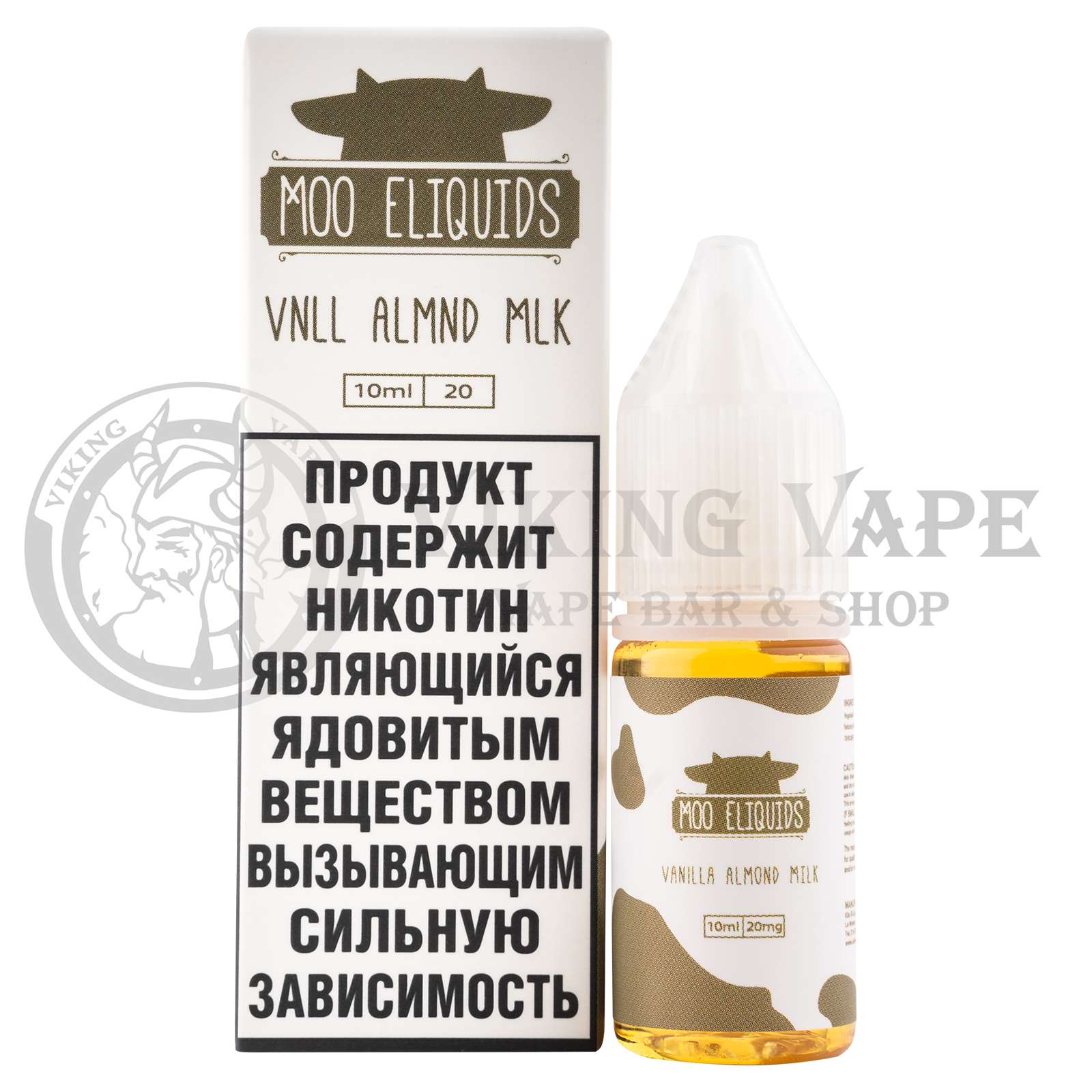 Жидкость для вейпа Moo E-Liquids SALT Vanilla Almond Milk