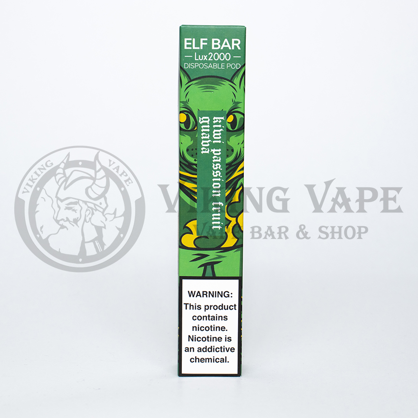 Одноразовая электронная сигарета Elf Bar Lux 2000 затяжек Киви Маракуйя Гуава