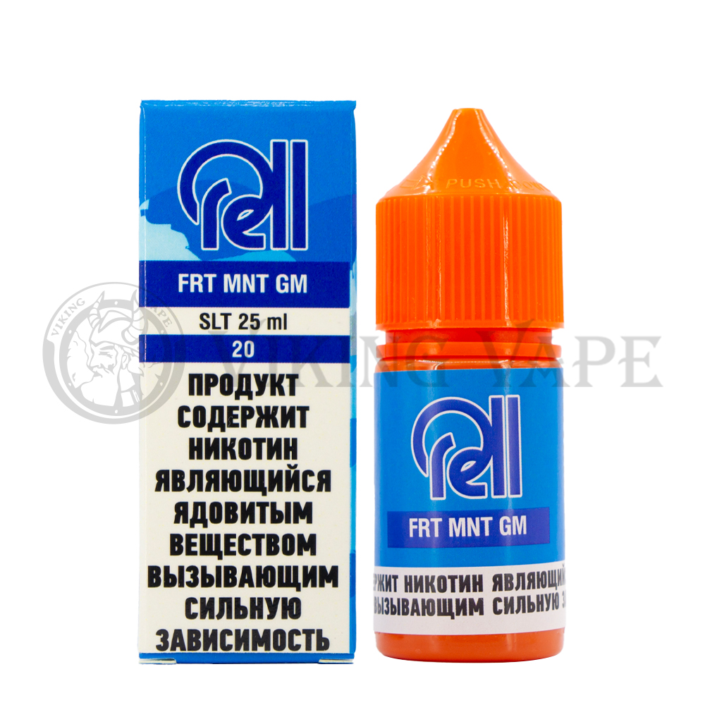 Жидкость для вейпа RELL SALT Fruit Mint Gum