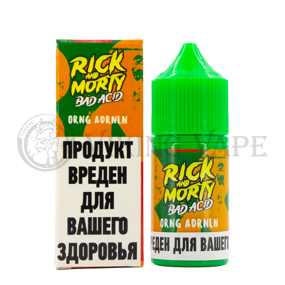 Жидкость для вейпа RICK AND MORTY Bad ACID ORNG ADRNLN