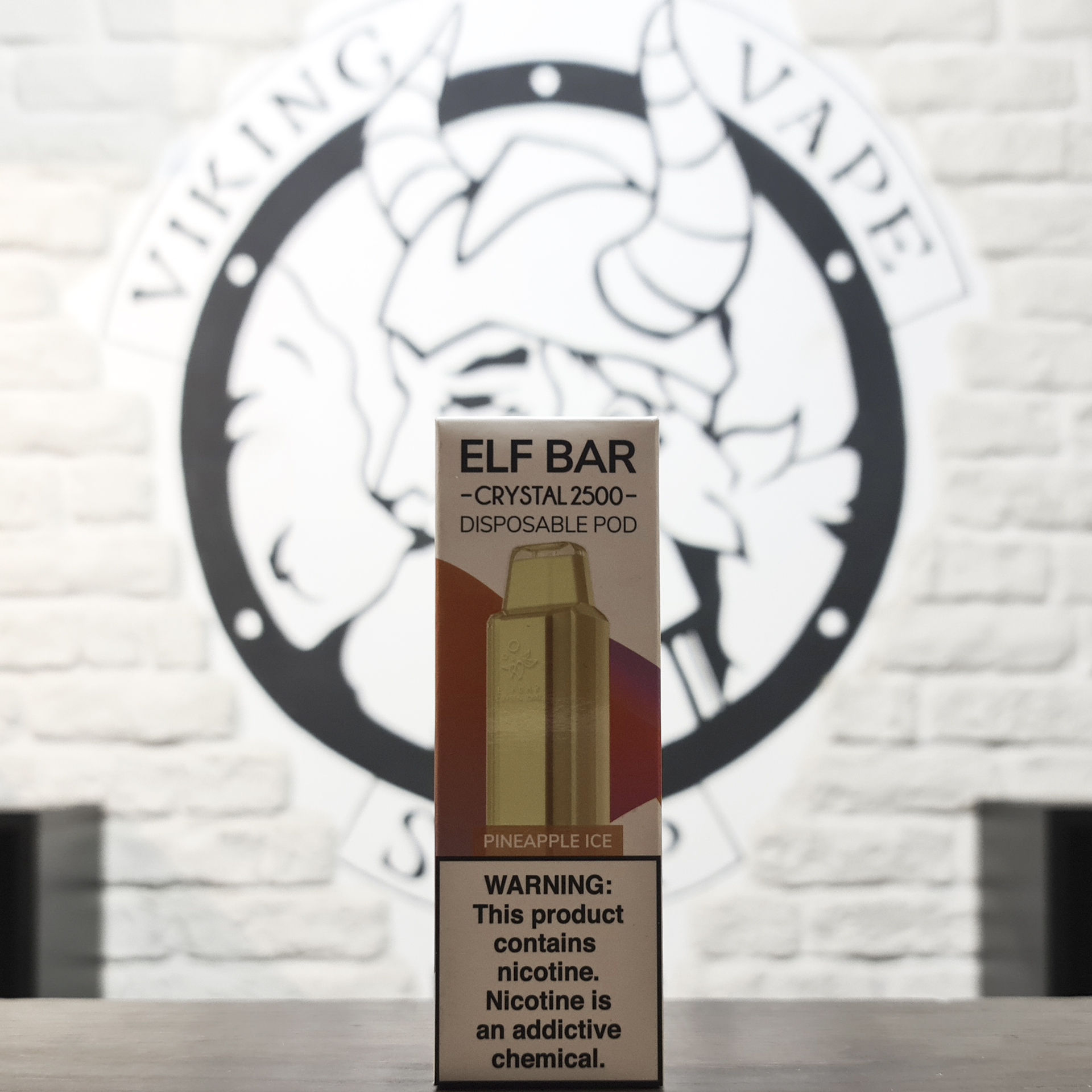 Одноразовая электронная сигарета Elf Bar Crystal 2500 затяжек Ледяной ананас