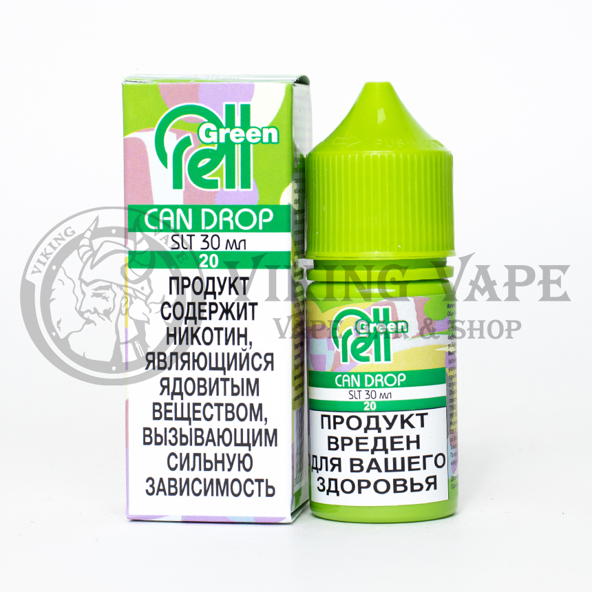 Жидкость для вейпа RELL Green SALT Candy Drops