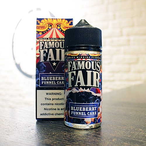 Жидкость для вейпа Famous Fair Blueberry Funnel Cake