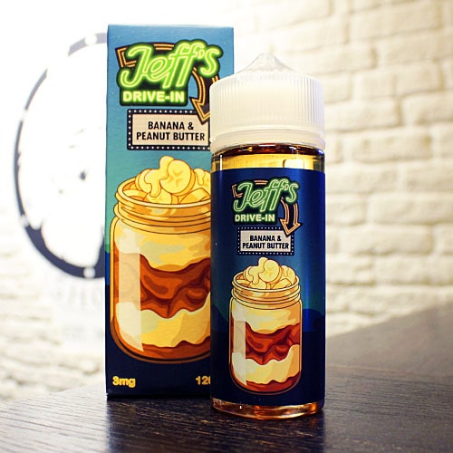 Жидкость для вейпа Jeff'S Drive-In Banana And Peanut Butter