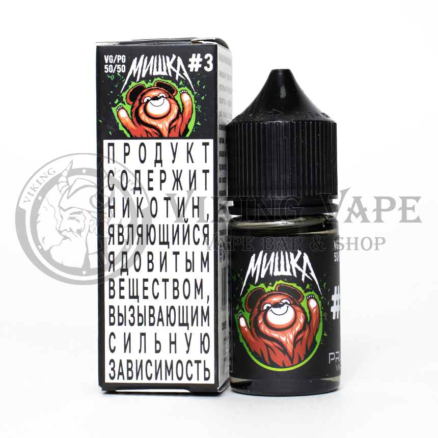 Жидкость для вейпа Мишка Коробка SALT Морс смородина-калина