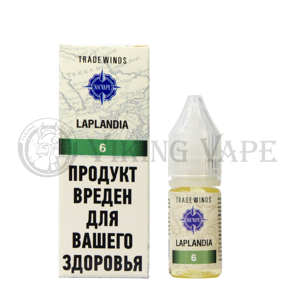 Жидкость для вейпа Tradewinds Tobacco Laplandia 6 мг