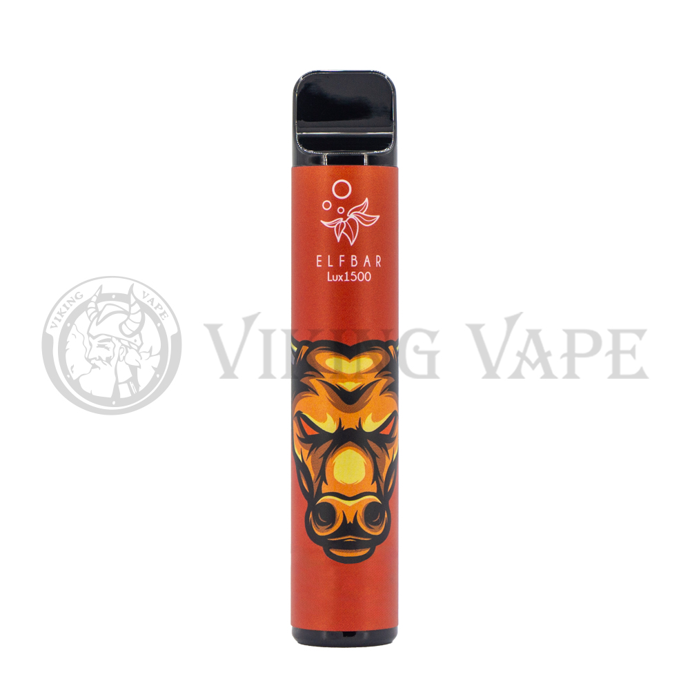 Одноразовая электронная сигарета с многоразовым контейнером Elf Bar 1500 STRWBRRY Energy