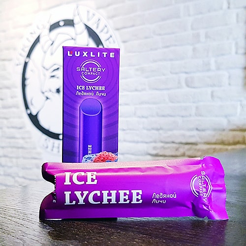 Одноразовая электронная сигарета Luxlite Saltery Compact 300 затяжек Ледяной личи