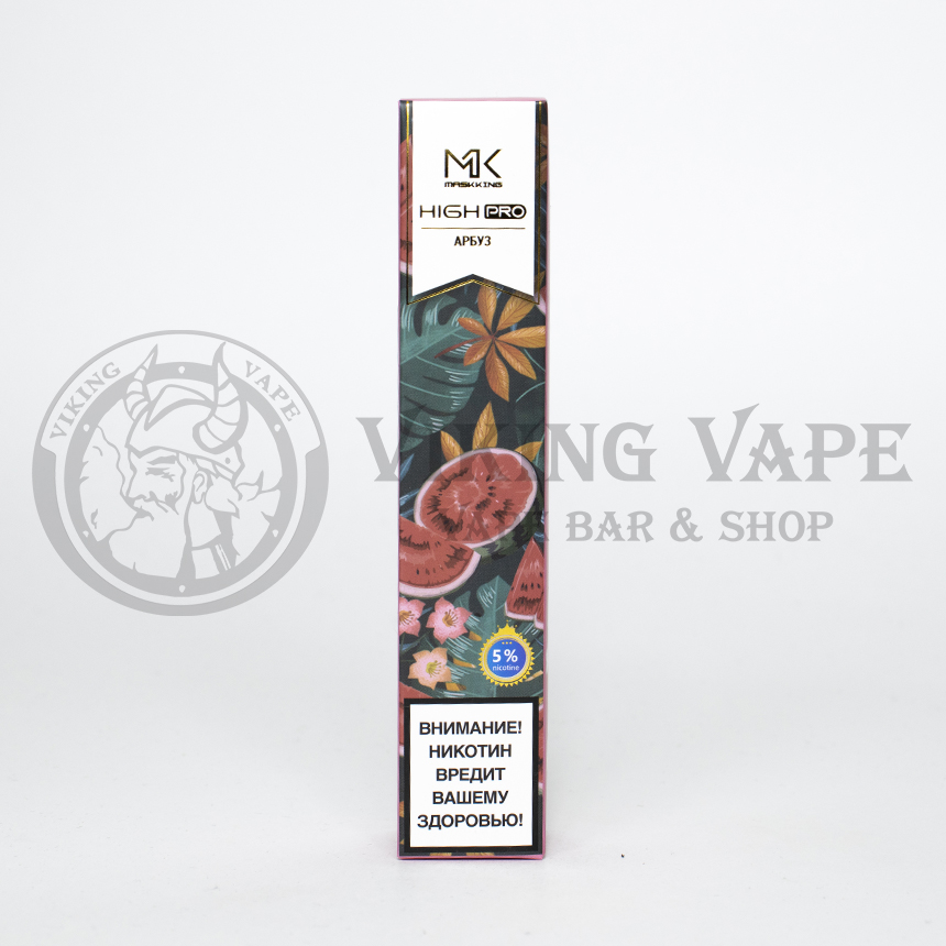 Одноразовая электронная сигарета Maskking High-Pro 1000 затяжек Арбузный Лед