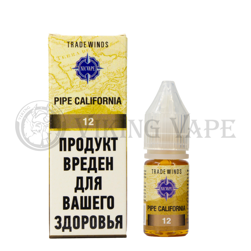 Жидкость для вейпа Tradewinds Tobacco Pipe - California 12 мг