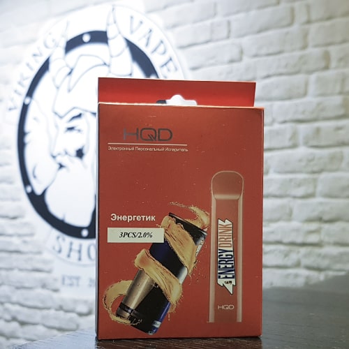 Одноразовая электронная сигарета HQD Cuvie 300 затяжек Энергетик
