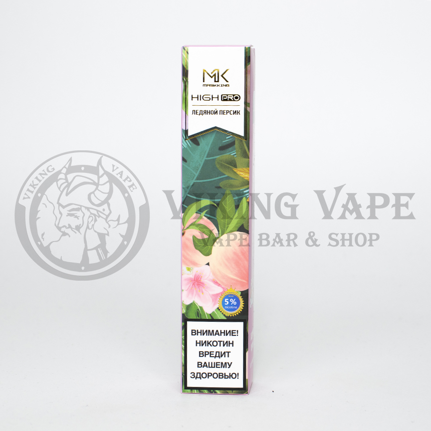 Одноразовая электронная сигарета Maskking High-Pro 1000 затяжек Ледяной Персик