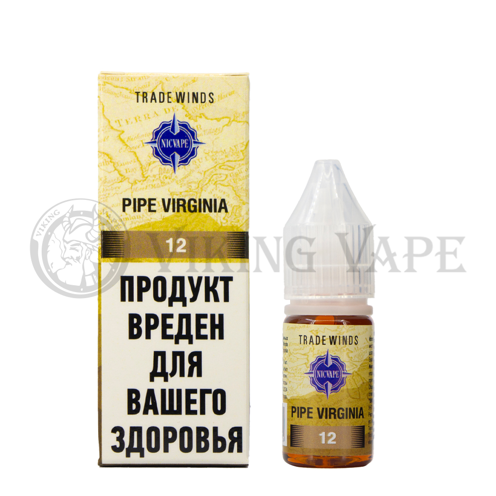 Жидкость для вейпа Tradewinds Tobacco Pipe - Virginia 12 мг