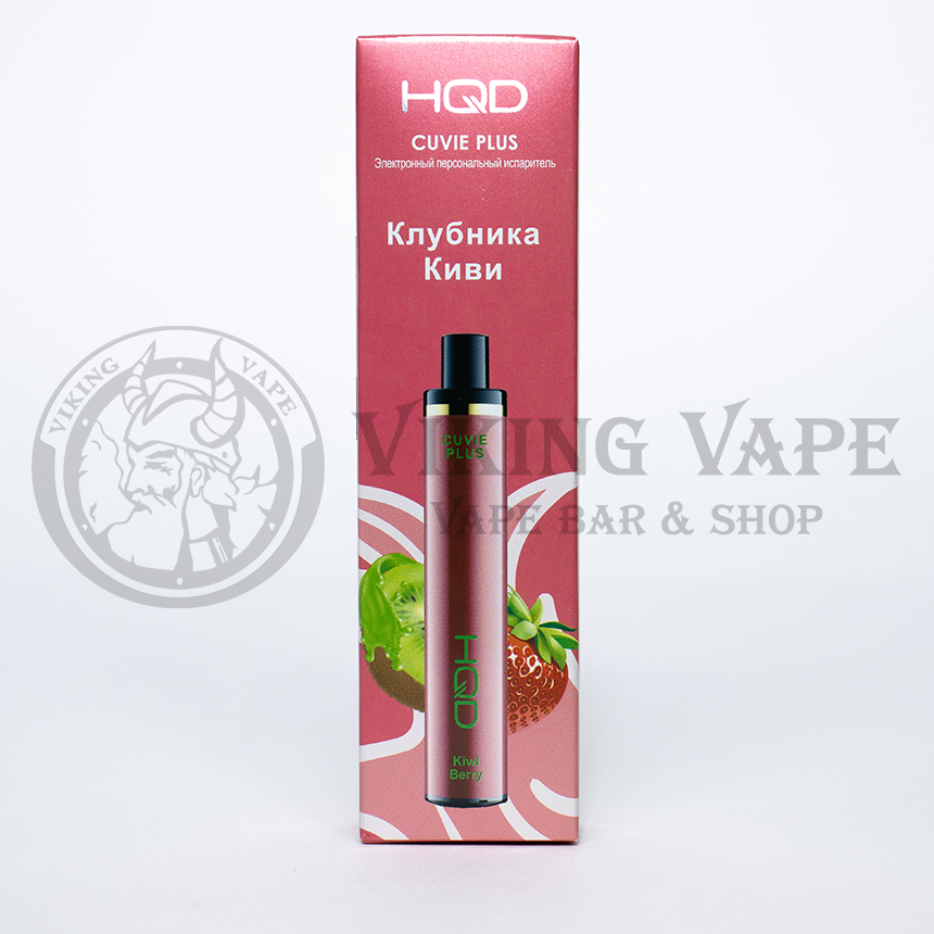 Одноразовая электронная сигарета HQD Cuvie Plus 1200 затяжек Клубника Киви