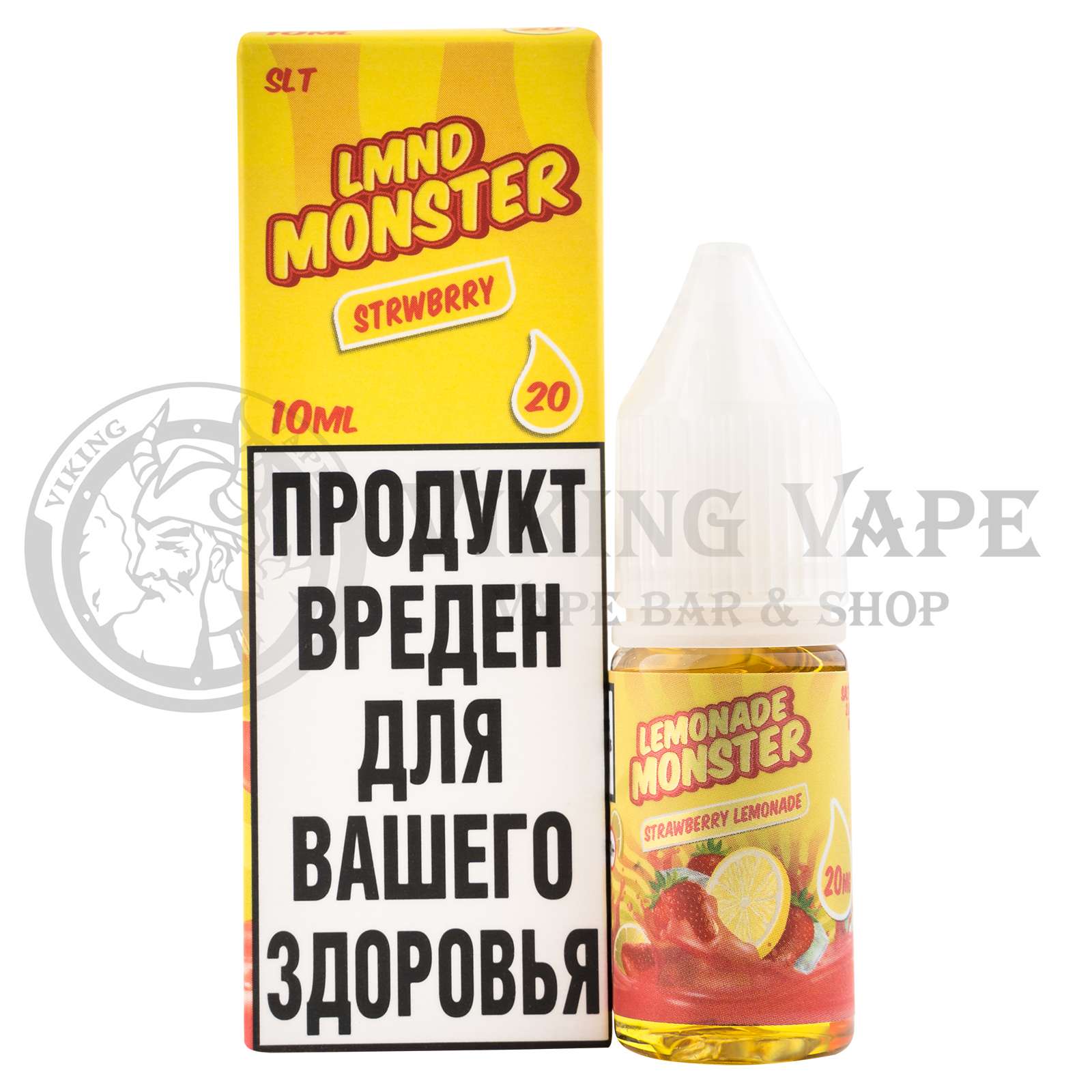 Жидкость для вейпа LMND Monster Strwbrry SLT