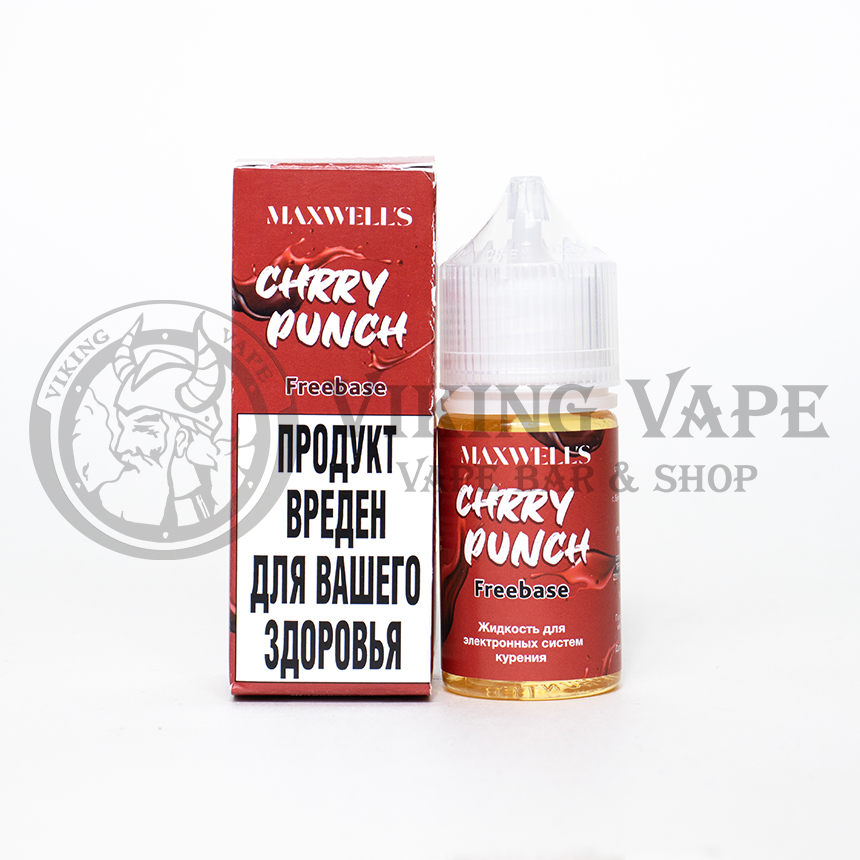 Жидкость для вейпа Maxwell'S Freebase Cherry Punch