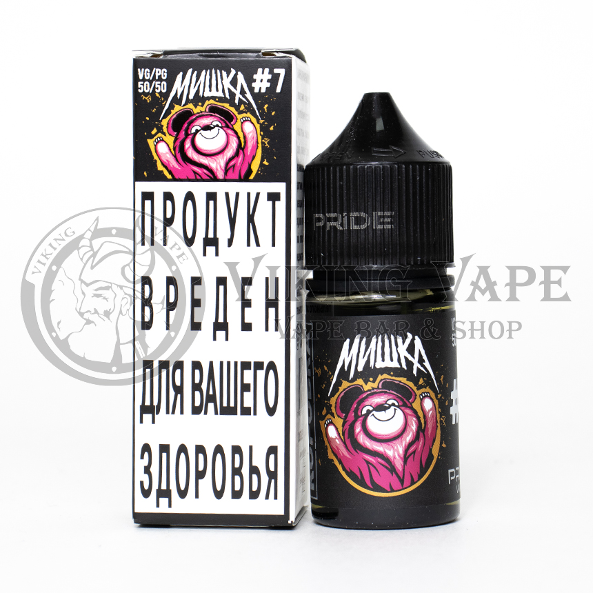 Жидкость для вейпа Мишка Коробка SALT Пончик с кремом