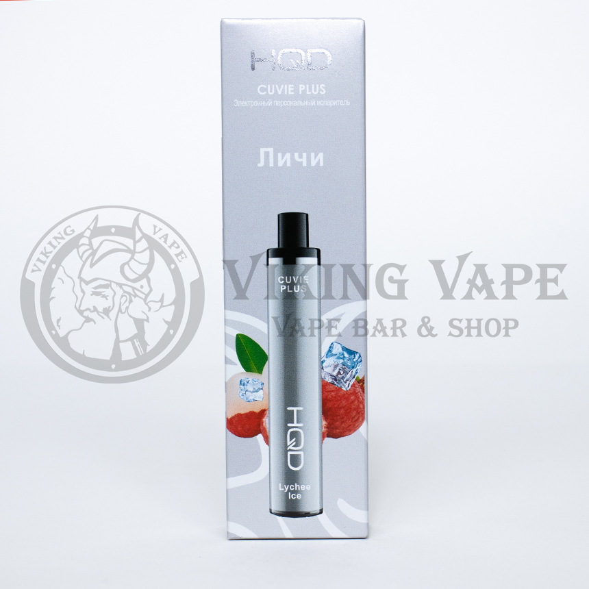 Одноразовая электронная сигарета HQD Cuvie Plus 1200 затяжек Личи