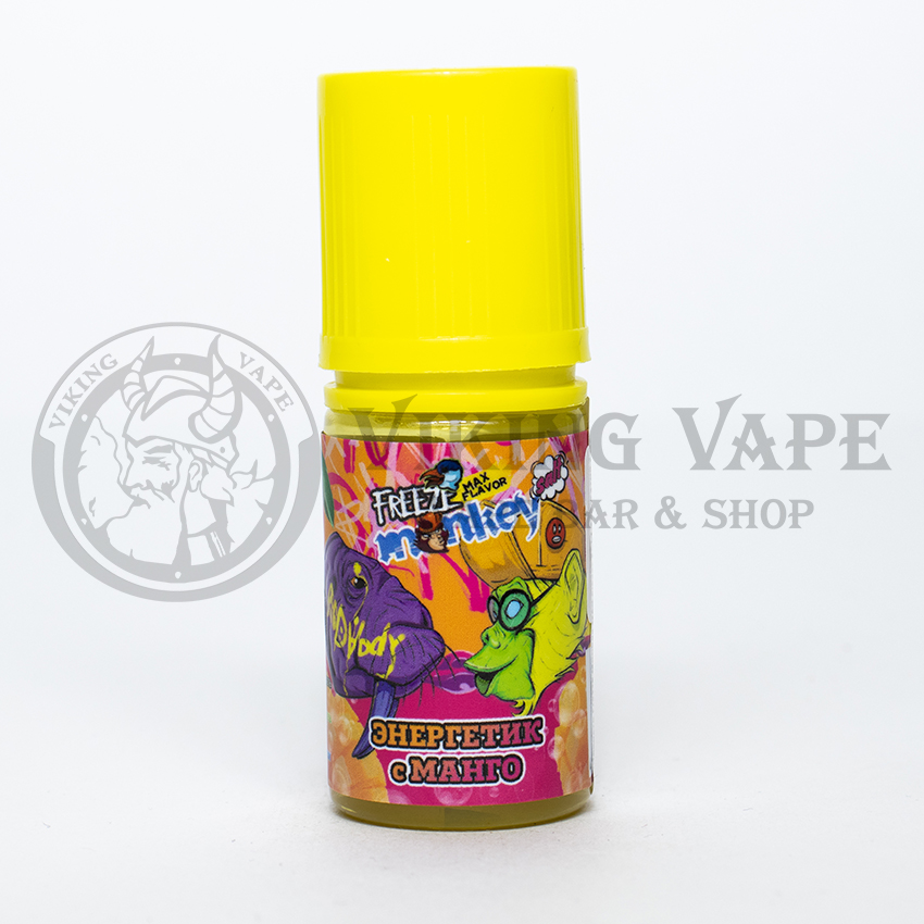 Жидкость для вейпа Freeze Monkey MAX Flavor SALT Энергетик с манго