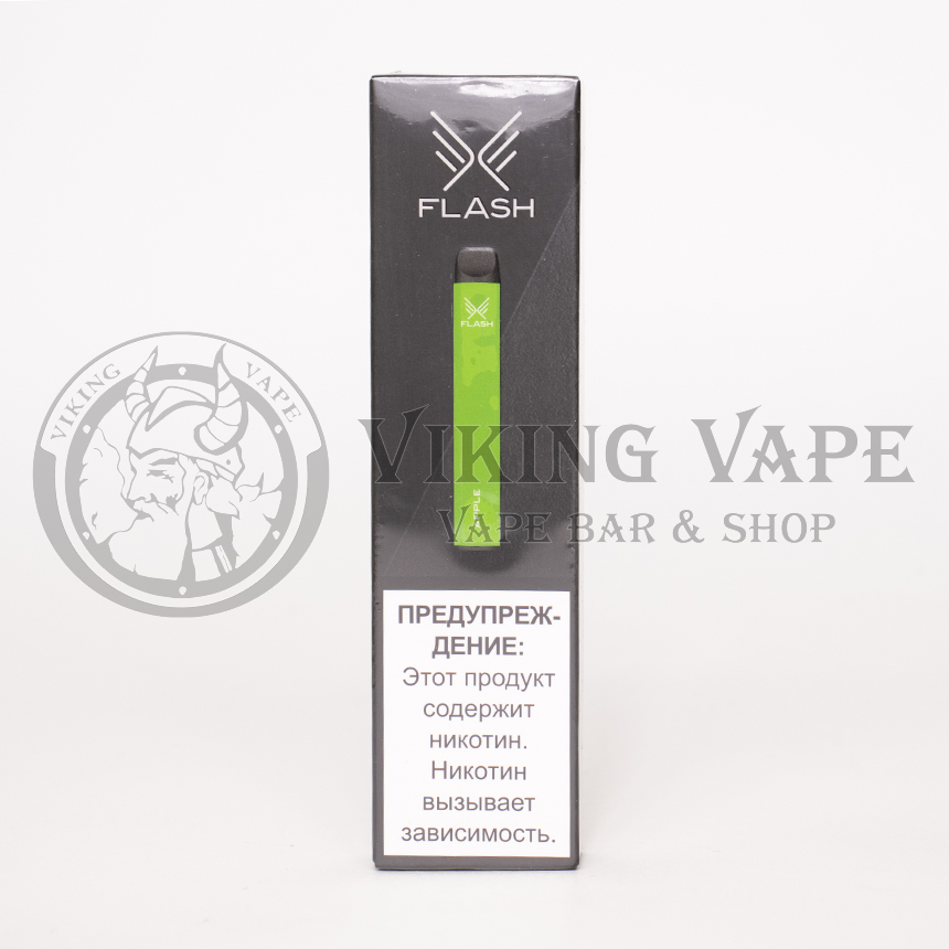 Одноразовая электронная сигарета FLASH 600 затяжек Apple