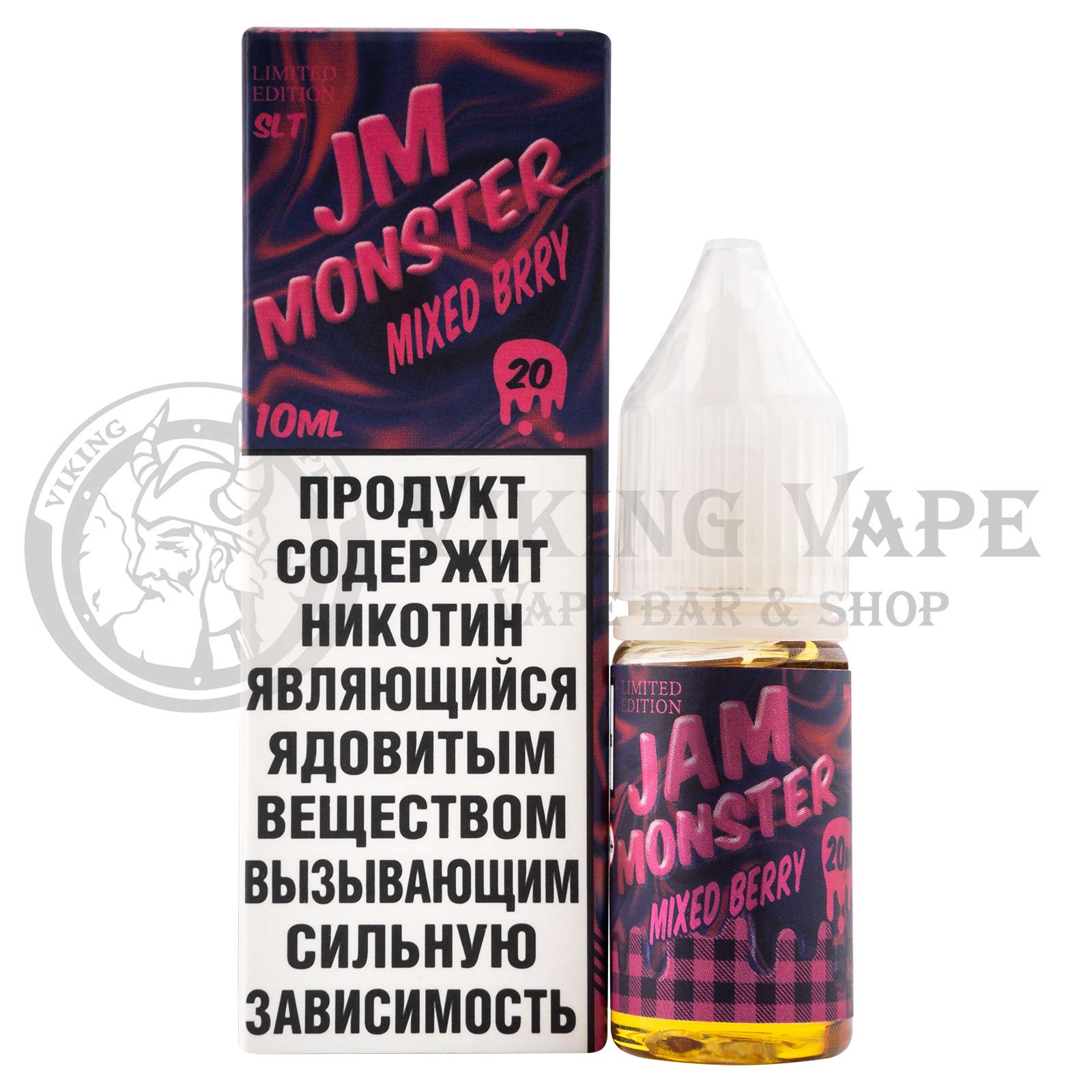 Жидкость для вейпа JM Monster Mixed Brry SLT