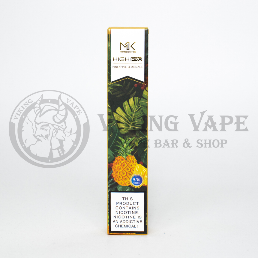 Одноразовая электронная сигарета Maskking High-Pro 1000 затяжек Ананасовый Лимонад