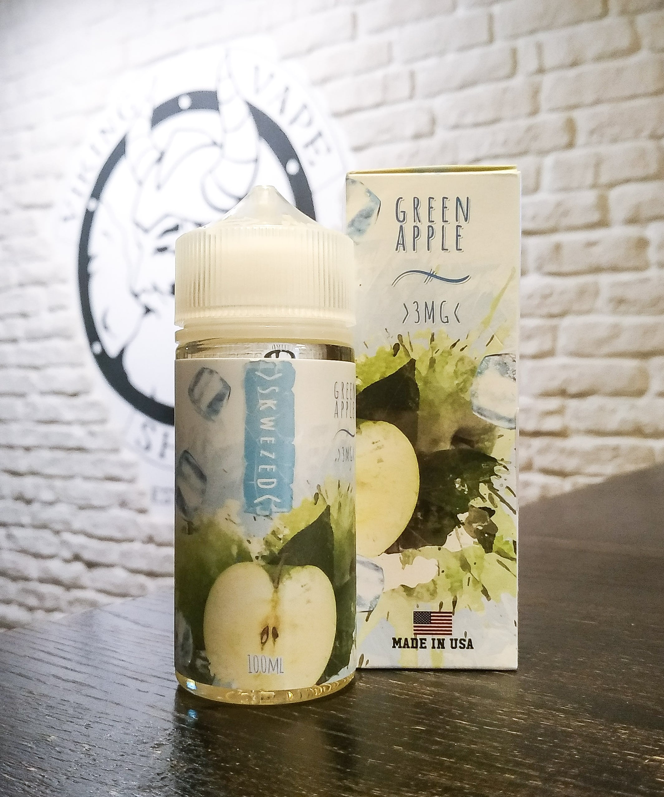 Жидкость для вейпа Skwezed Green Apple Iced