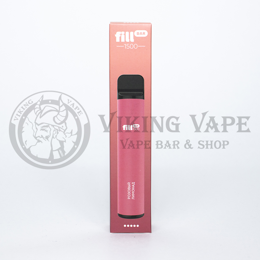 Одноразовая электронная сигарета Fill Bar 1500 затяжек Розовый лимонад