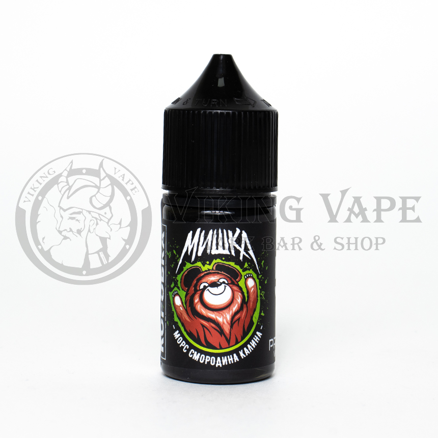 Жидкость для вейпа Мишка Коробка SALT Морс смородина-калина