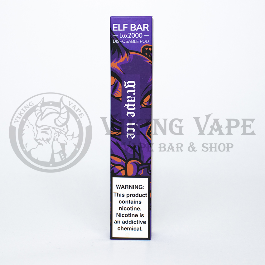 Одноразовая электронная сигарета Elf Bar Lux 2000 затяжек Виноград