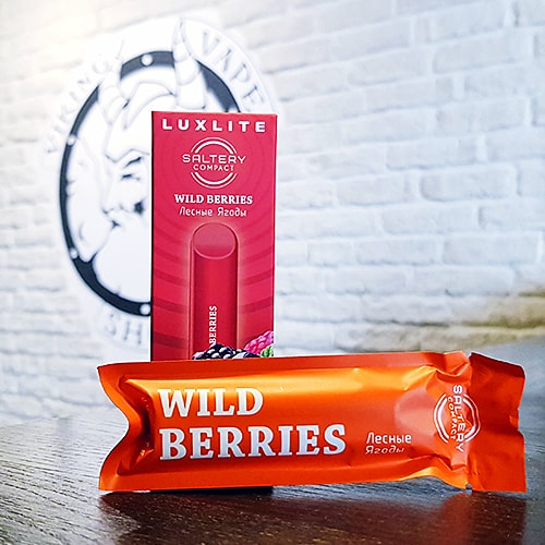 Одноразовая электронная сигарета Luxlite Saltery Compact 300 затяжек Лесные ягоды