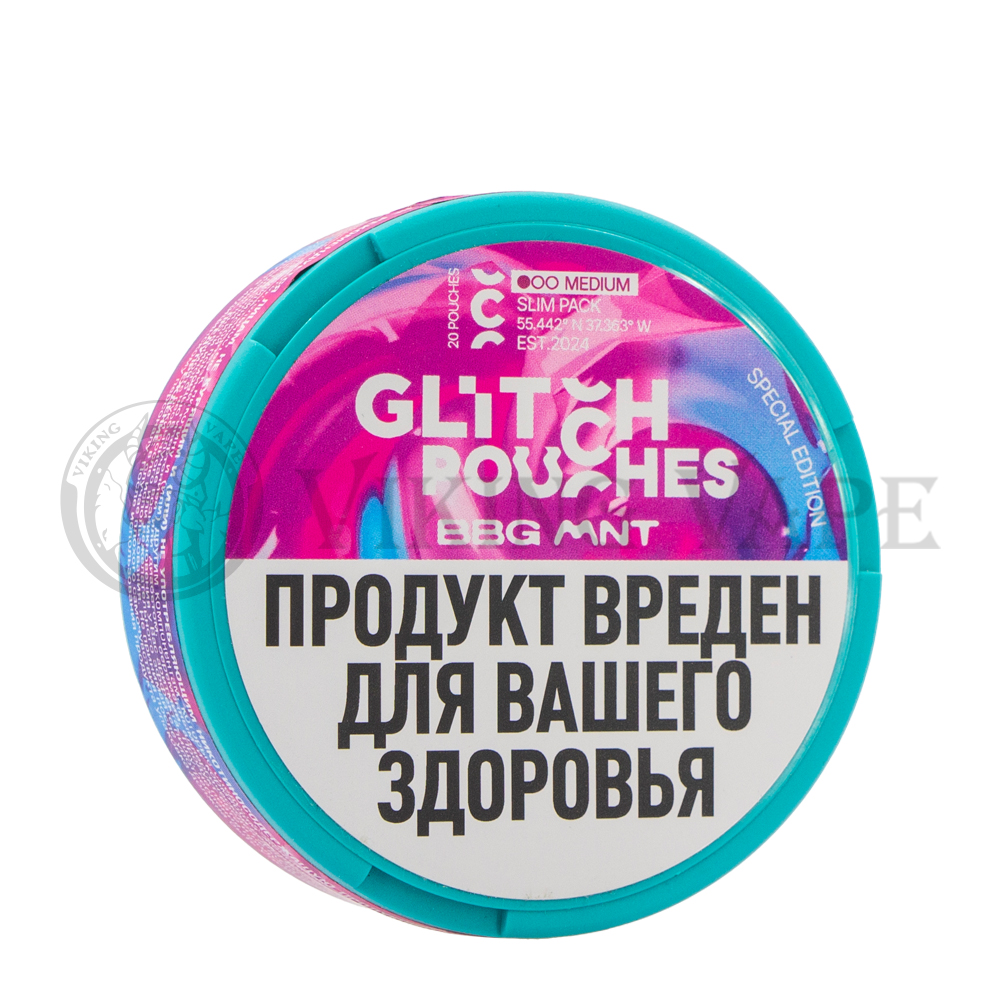 Паучи никотиновые «Glitch BBG MNT MEDIUM»