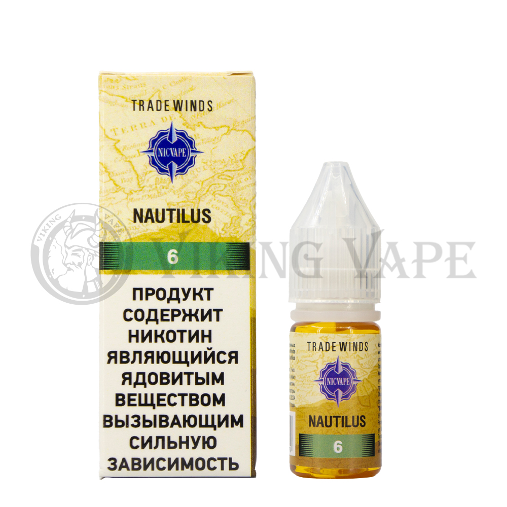 Жидкость для вейпа Tradewinds Tobacco NST Nautilus 6 мг