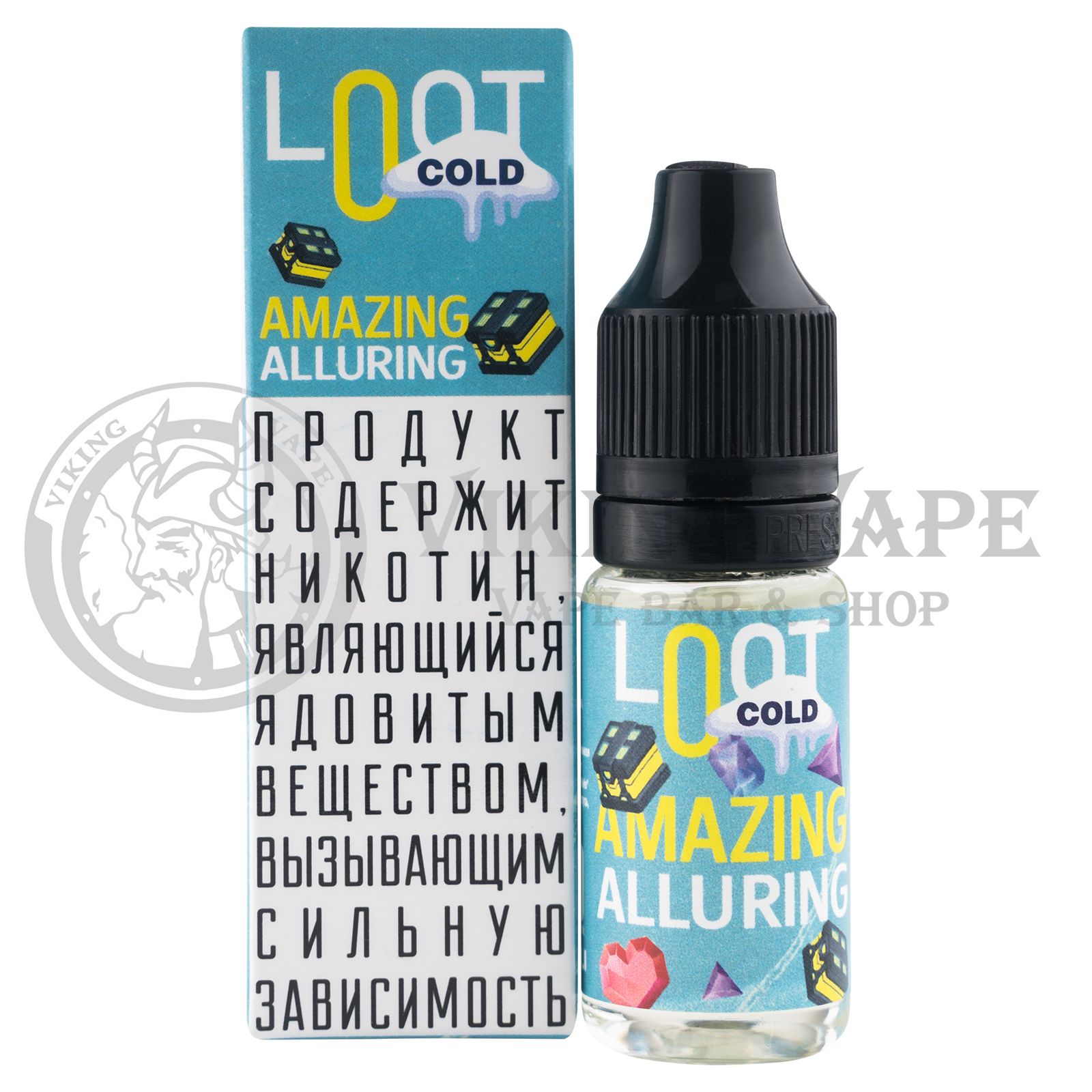 Жидкость для вейпа Loot Cold SALT - Amazing Alluring