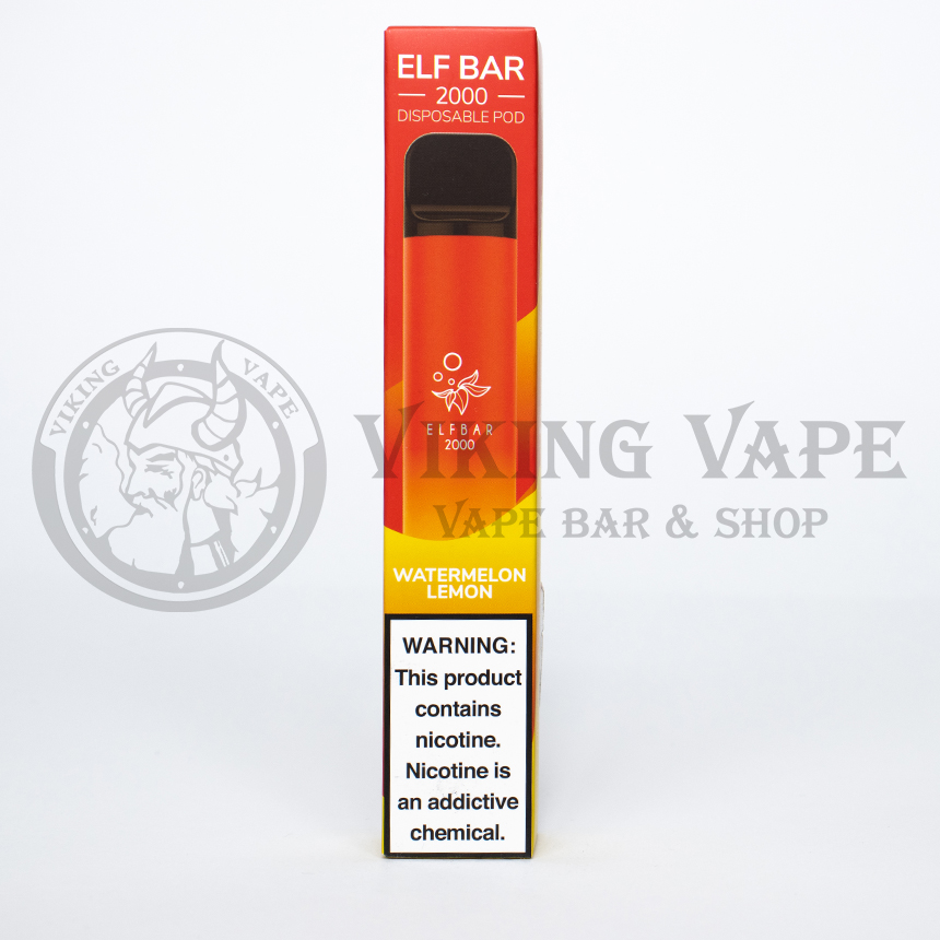 Одноразовая электронная сигарета Elf Bar 2000 затяжек Арбуз Лимон