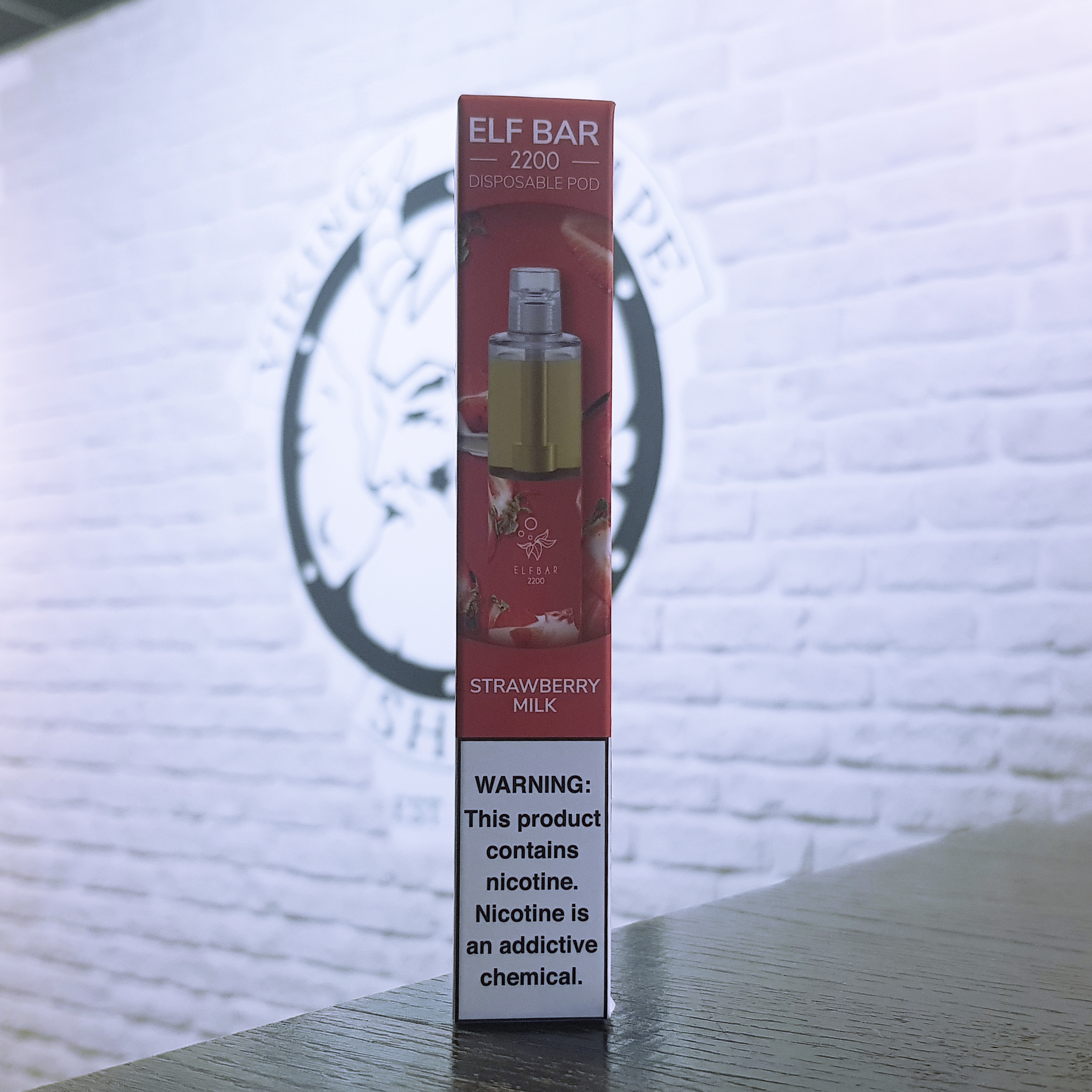 Одноразовая электронная сигарета Elf Bar 2200 затяжек Strawberry Milk