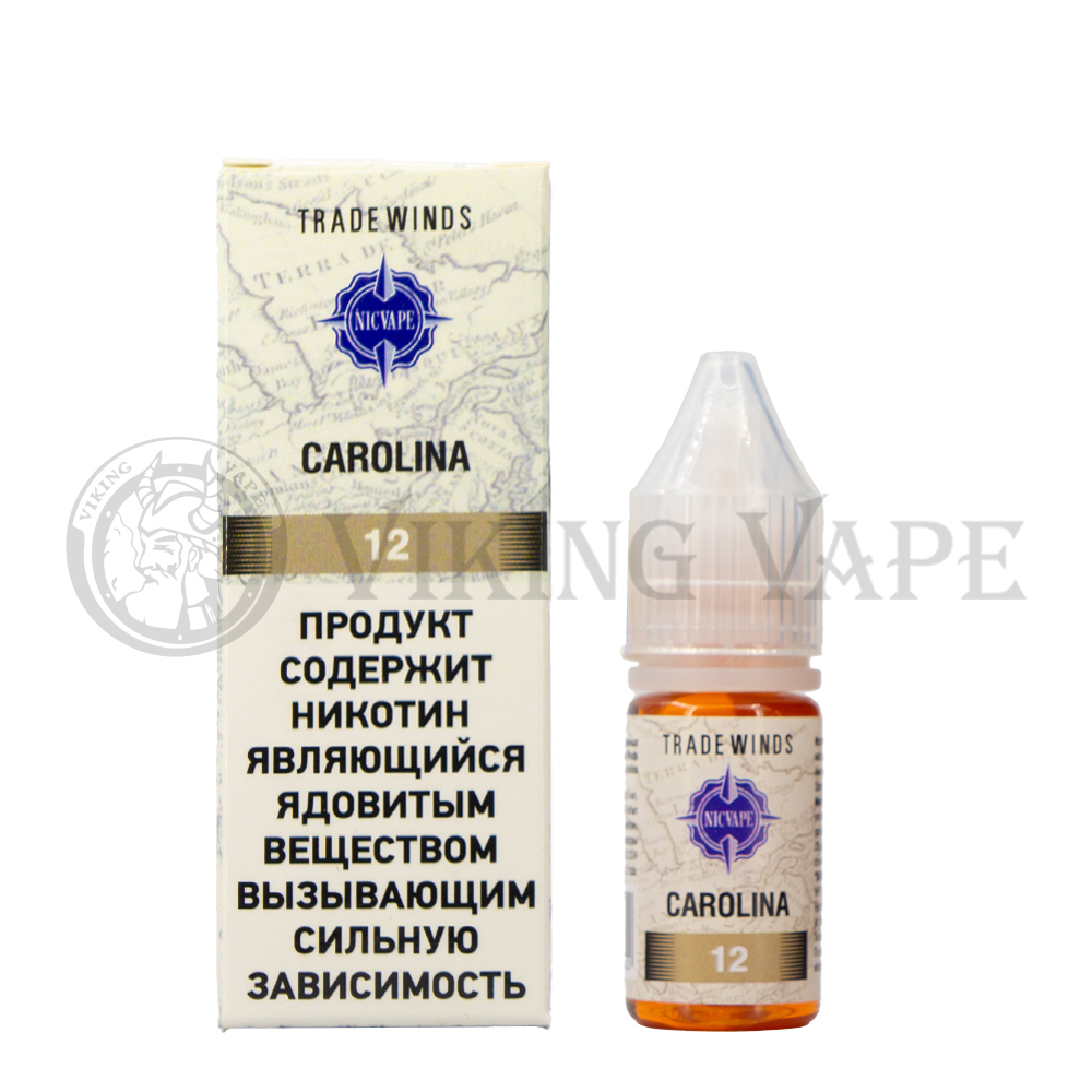 Жидкость для вейпа Tradewinds Tobacco Carolina 12 мг