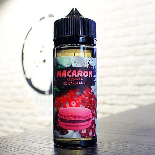 Жидкость для вейпа Macaron Клубника Со Сливками