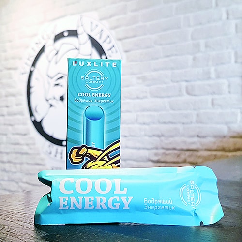 Одноразовая электронная сигарета Luxlite Saltery Compact 300 затяжек Бодрящий энергетик