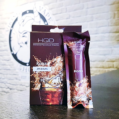 Одноразовая электронная сигарета HQD Cuvie 300 затяжек Кола
