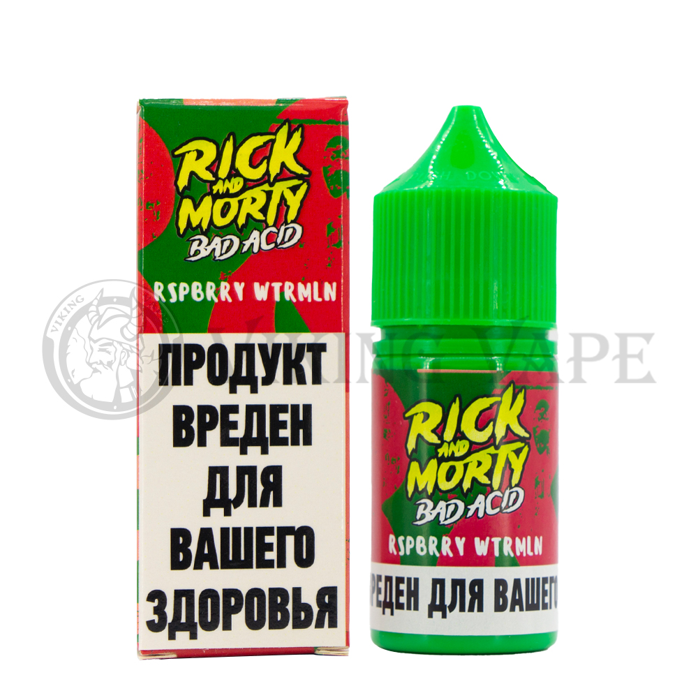 Жидкость для вейпа RICK AND MORTY Bad ACID RSPBRRY WTRMLN
