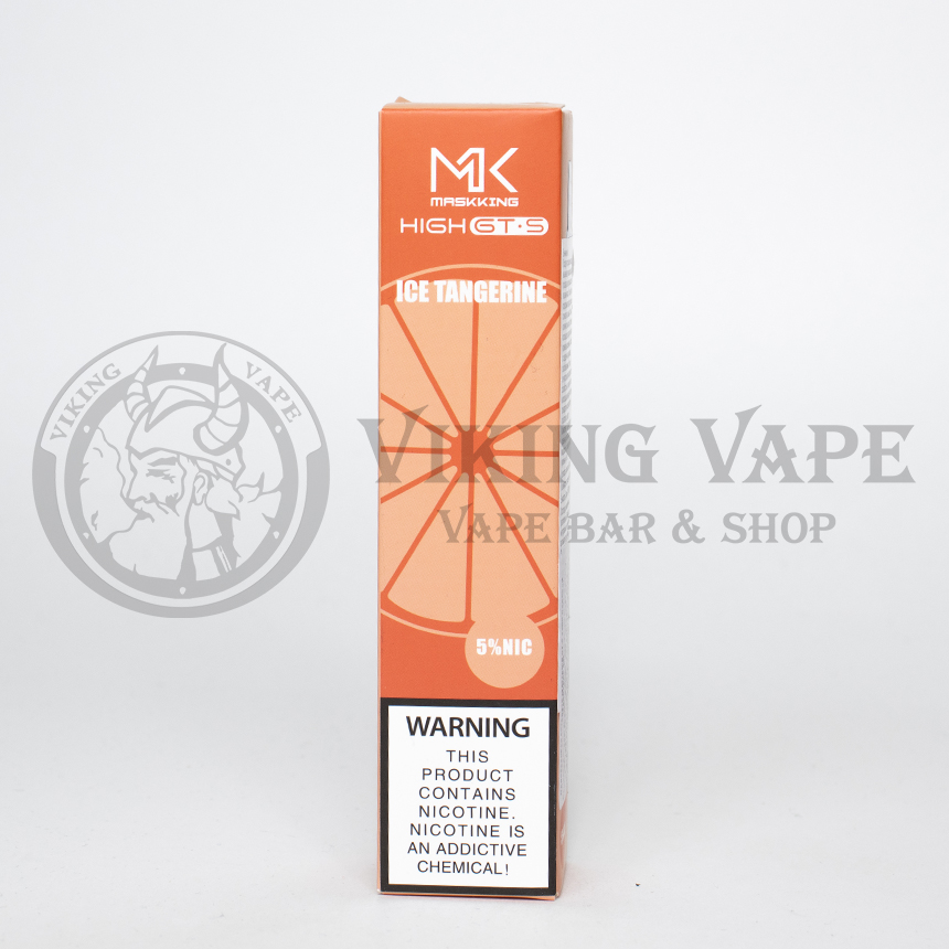 Одноразовая электронная сигарета Maskking GT-S 2500 затяжек Ледяной Мандарин