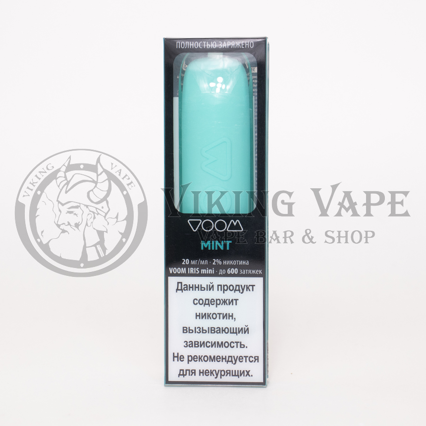 Одноразовая электронная сигарета Voom Iris mini 600 затяжек Mint