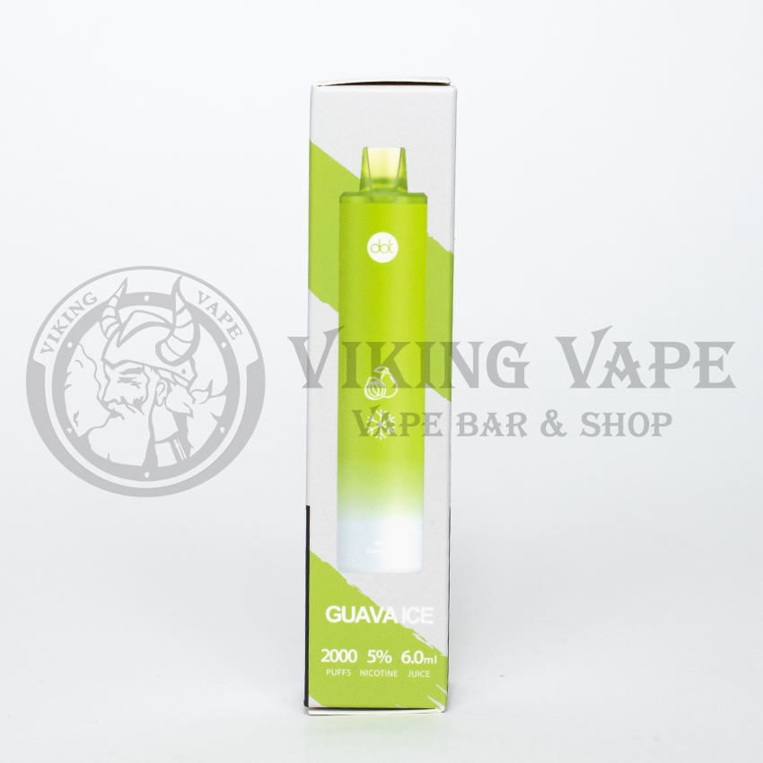 Одноразовая электронная сигарета Dot. 2000 затяжек Холодная Гуава