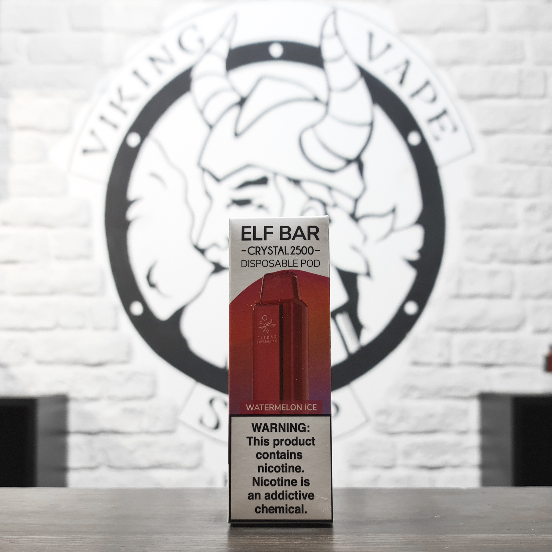 Одноразовая электронная сигарета Elf Bar Crystal 2500 затяжек Ледяной Арбуз