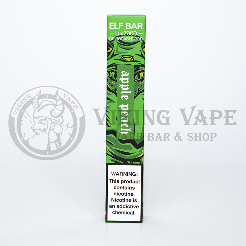 Одноразовая электронная сигарета Elf Bar Lux 2000 затяжек Яблоко Персик