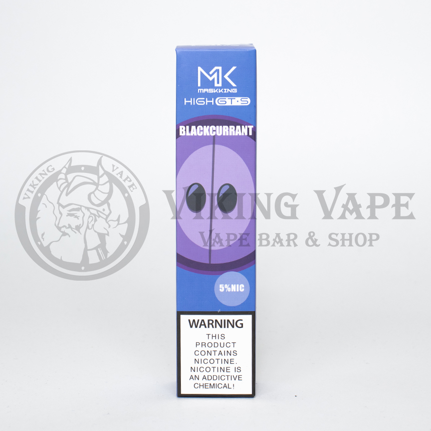 Одноразовая электронная сигарета Maskking GT-S 2500 затяжек Черная Смородина