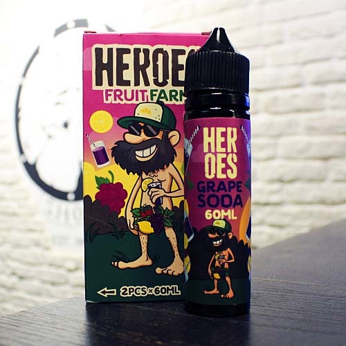 Жидкость для вейпа Heroes Grape Soda