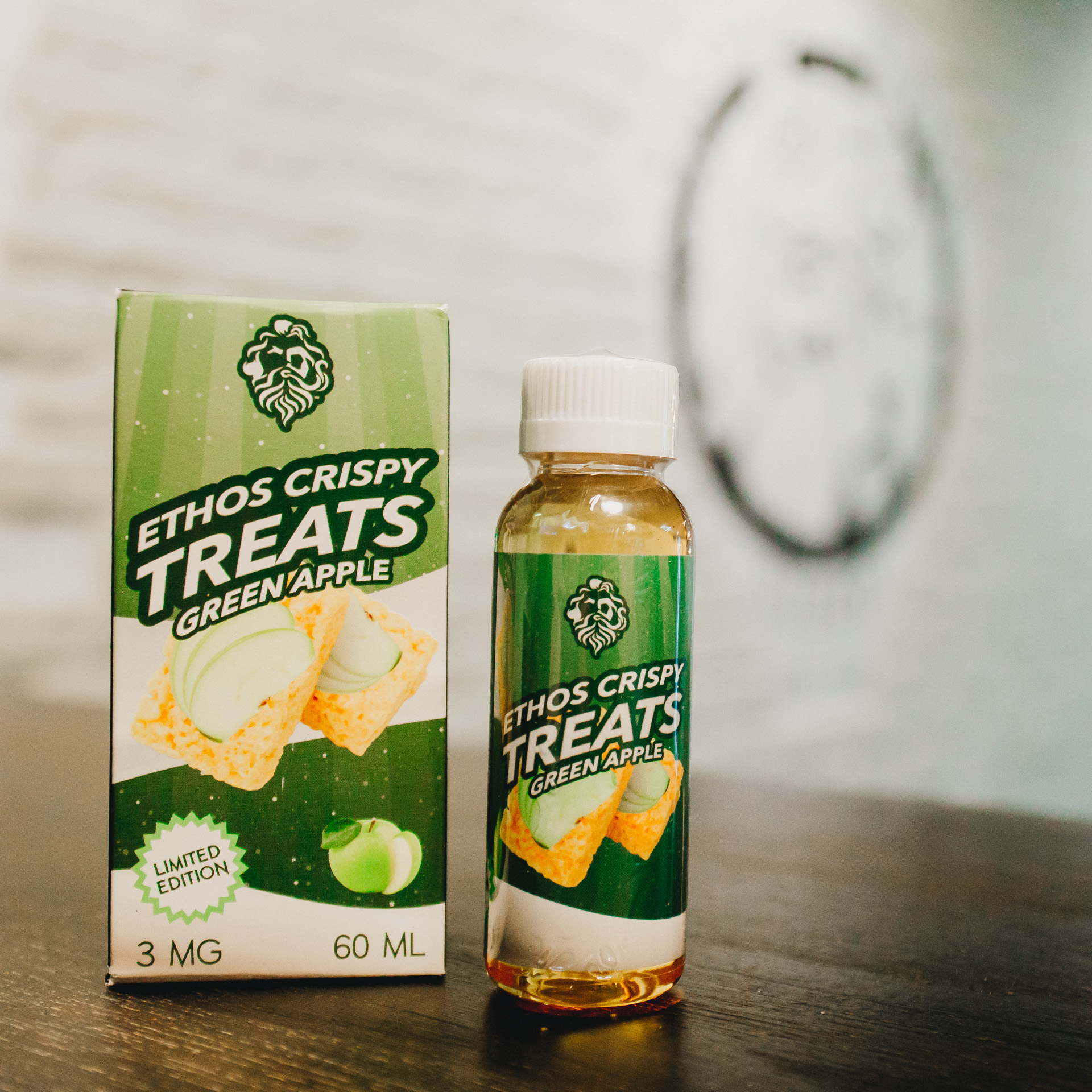 Жидкость для вейпа Ethos Crispy Treats Green Apple